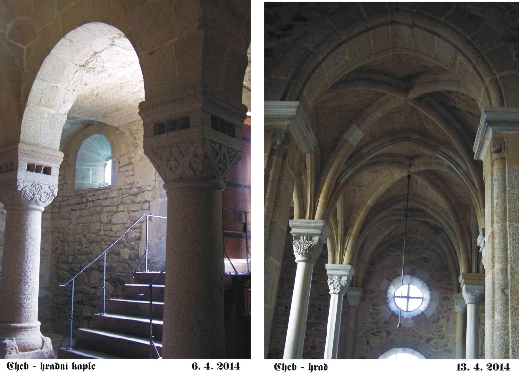hradní kaple interiér a