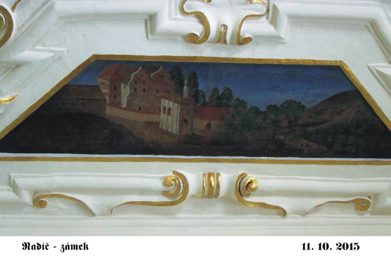 Radíč - renesanční vyobrazení zámku