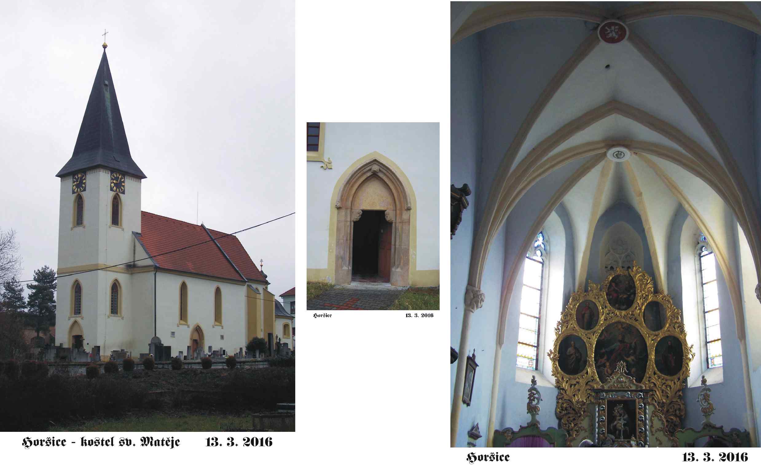 kostel sv. Matěje v Horšicích