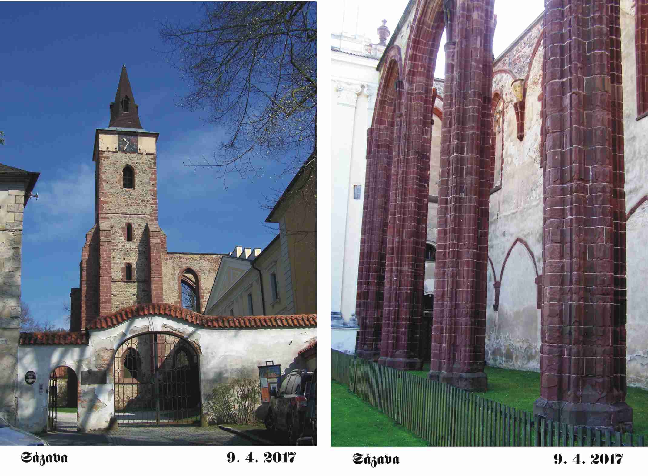 Nedokončený sázavský gotický svatostánek