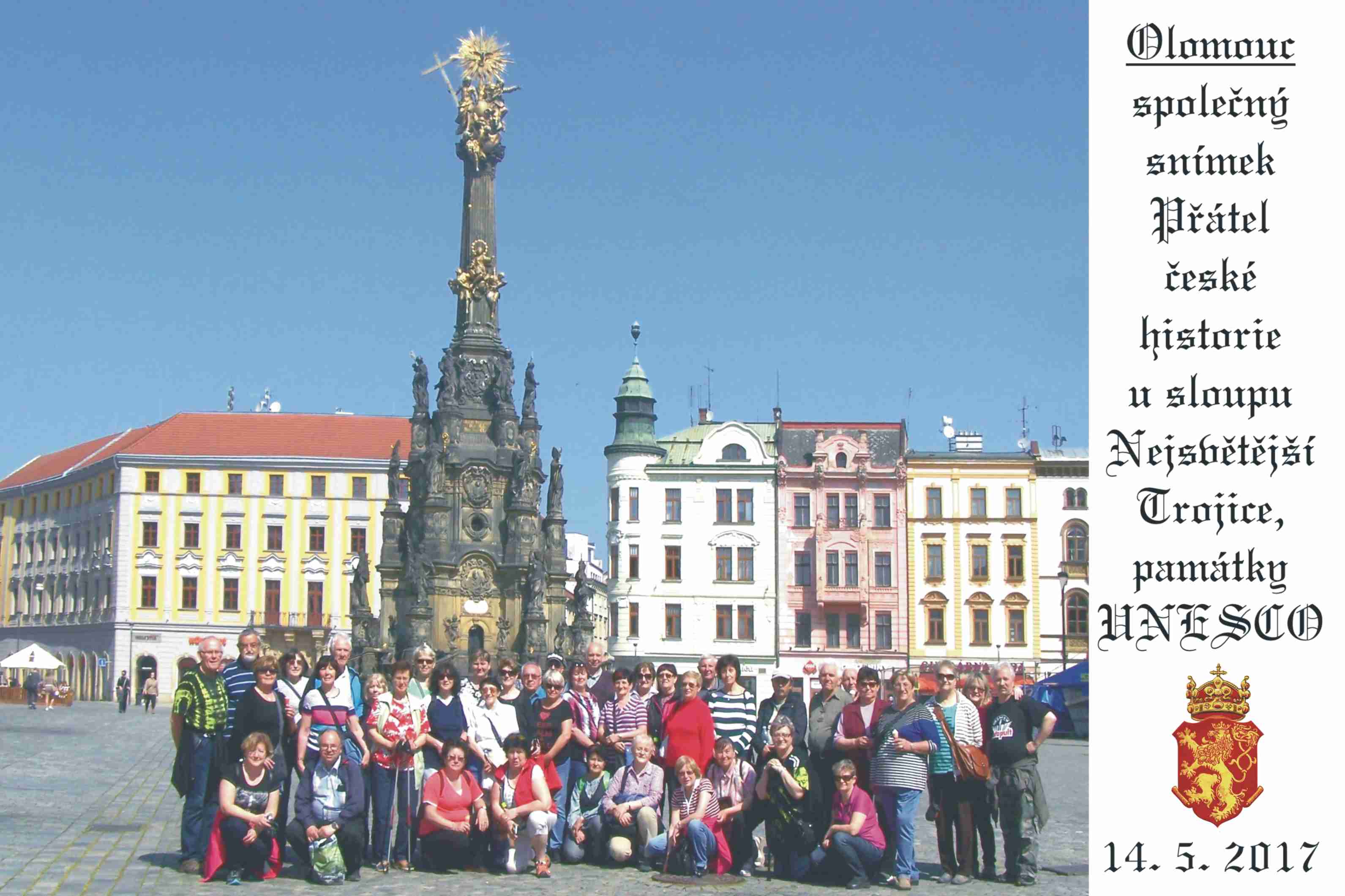 Vzpomínková fotografie z Olomouce