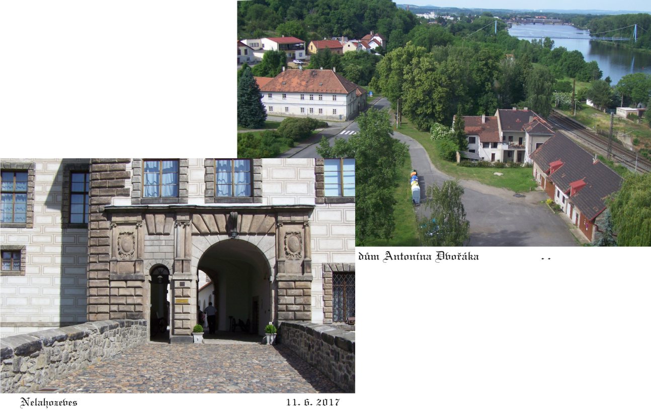 Rodný dům Antonína Dvořáka a zámecká brána