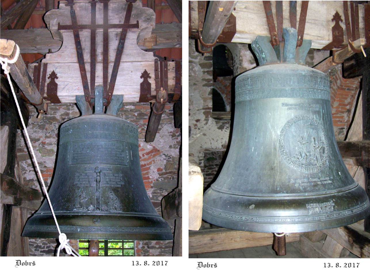 Slavný dobršský zvon Panny Marie z roku 1561
