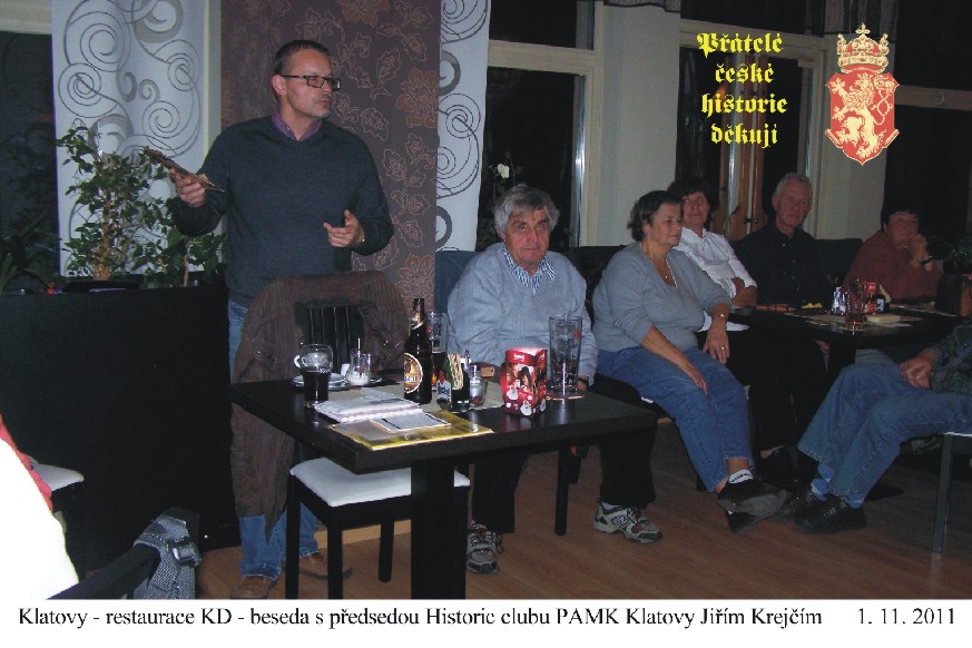 beseda s J. Krejčím - Historic club PAMK