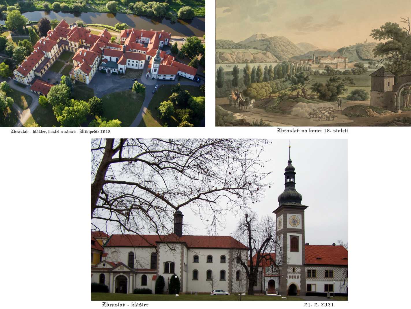 Zbraslav - úžasný areál někdejšího kláštera, přeměněného na zámek.