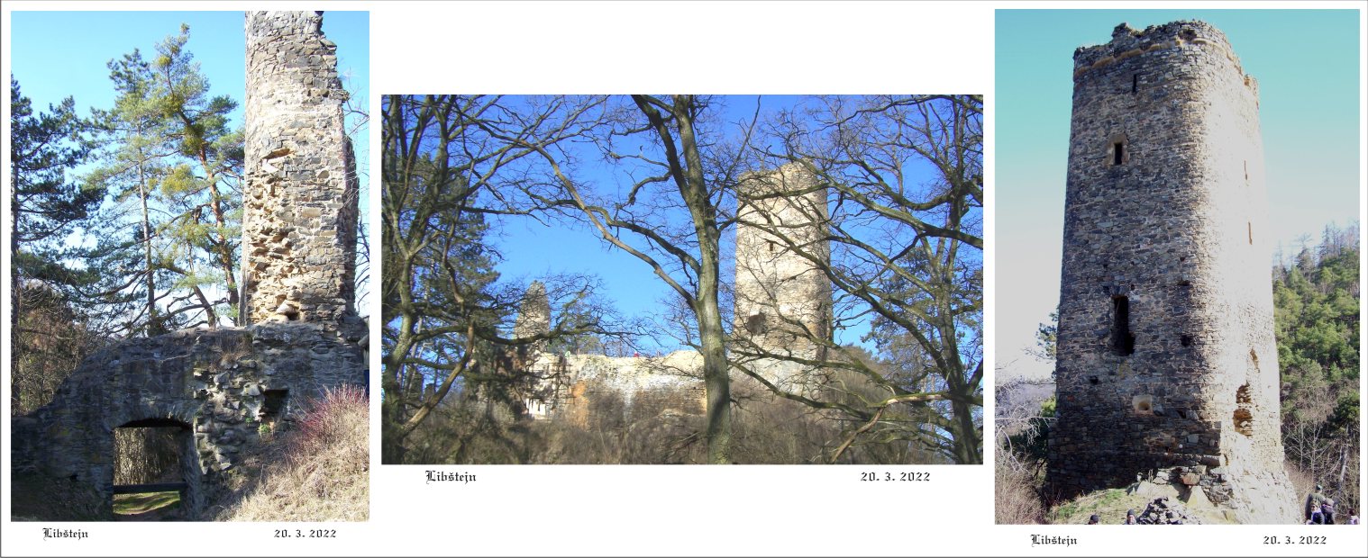 Libštejn - málo známé oblé čvercové hradní věže.