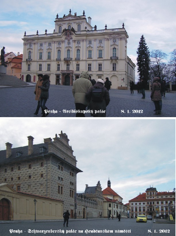 paláce na Hradčanském náměstí