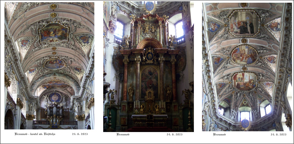 Broumov, úžasný klášterní kostel sv. Vojtěcha