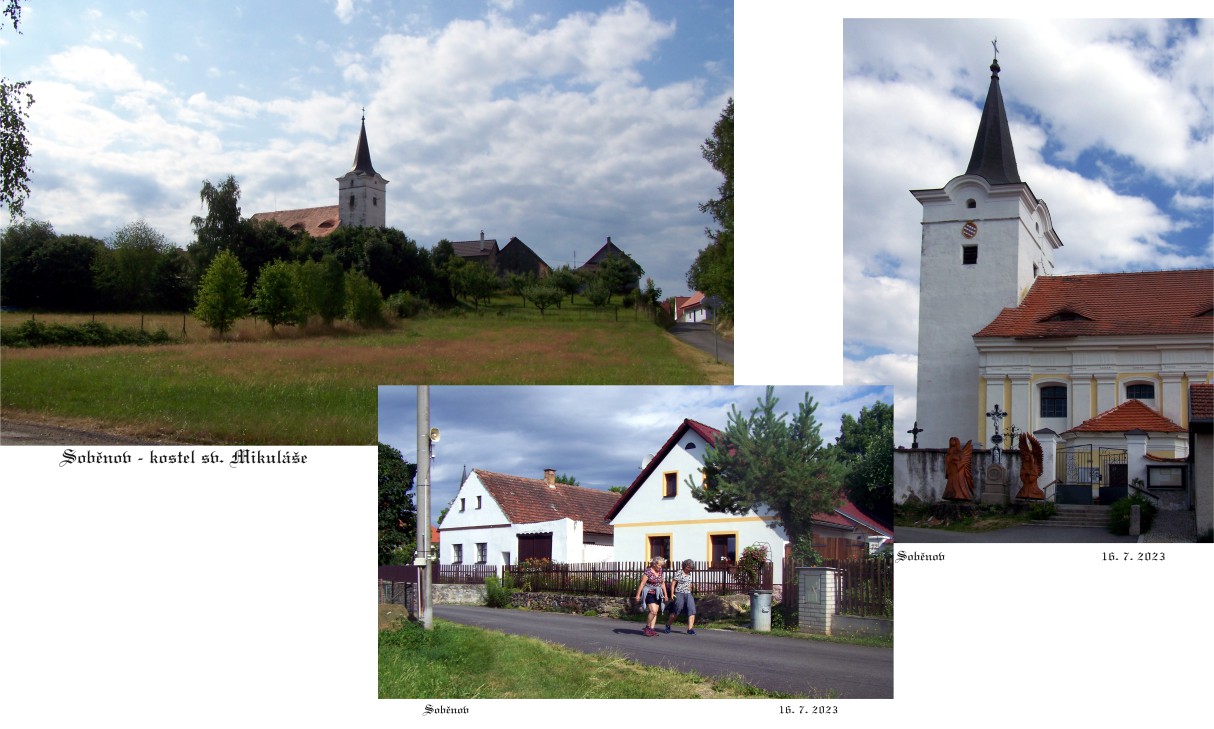 Dominantou Soběnova je kostel sv. Mikuláše.