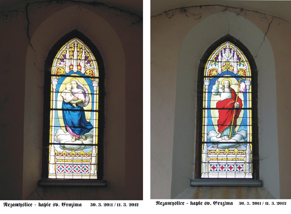 kaple vitráže