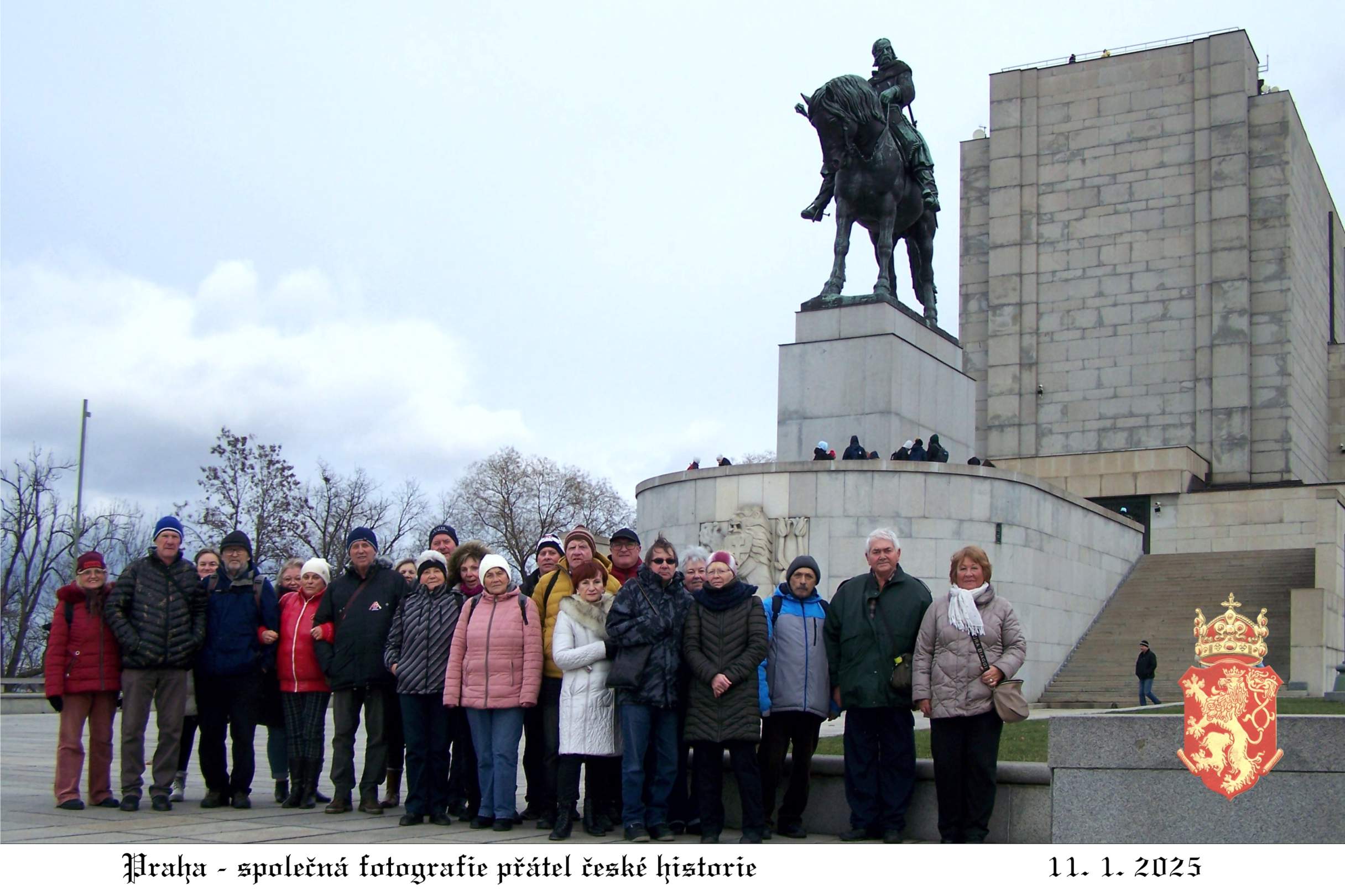 Společná fotografie na památku na Vítkově.