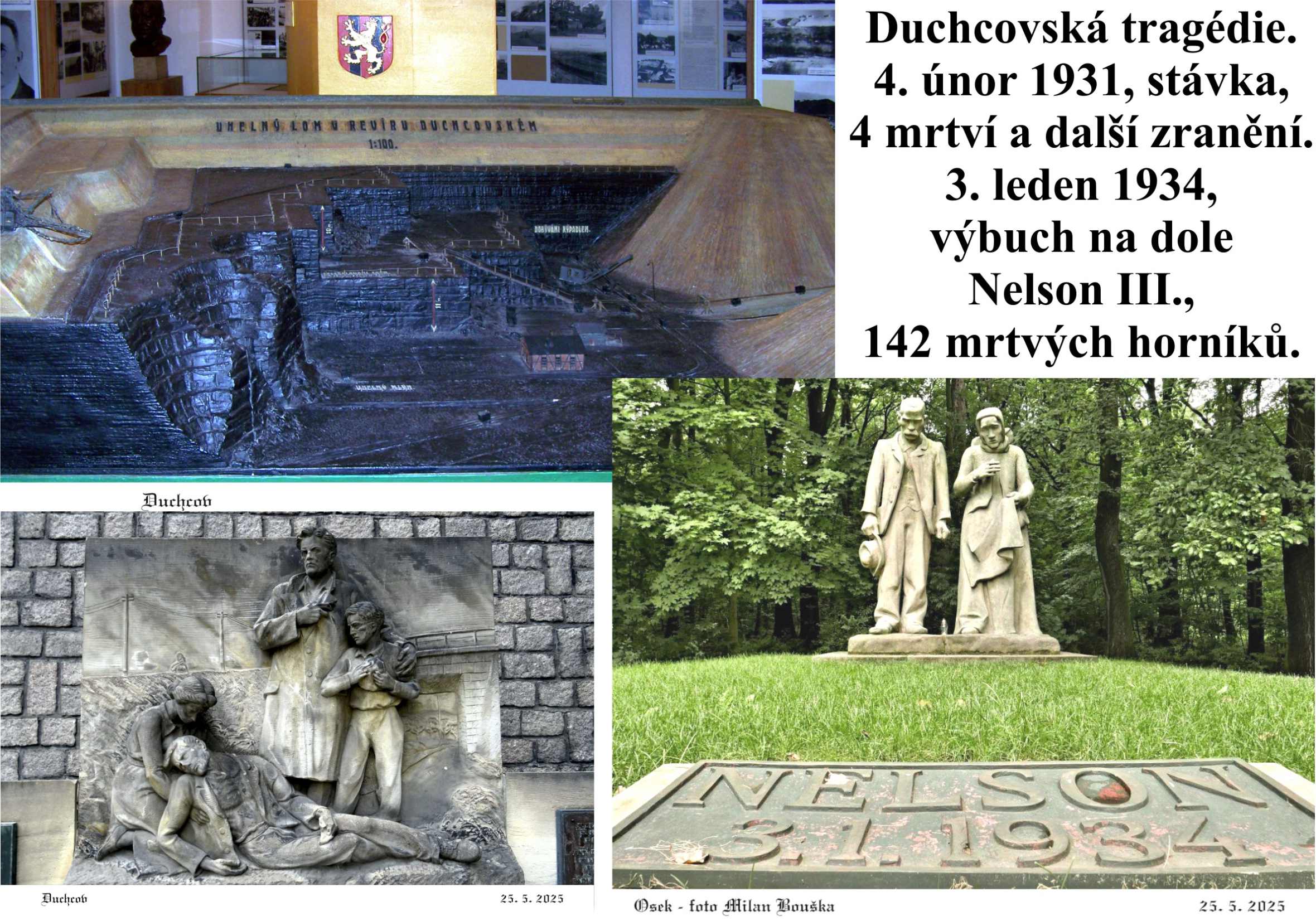 Vzpomínky na Duchcovské trgédie.