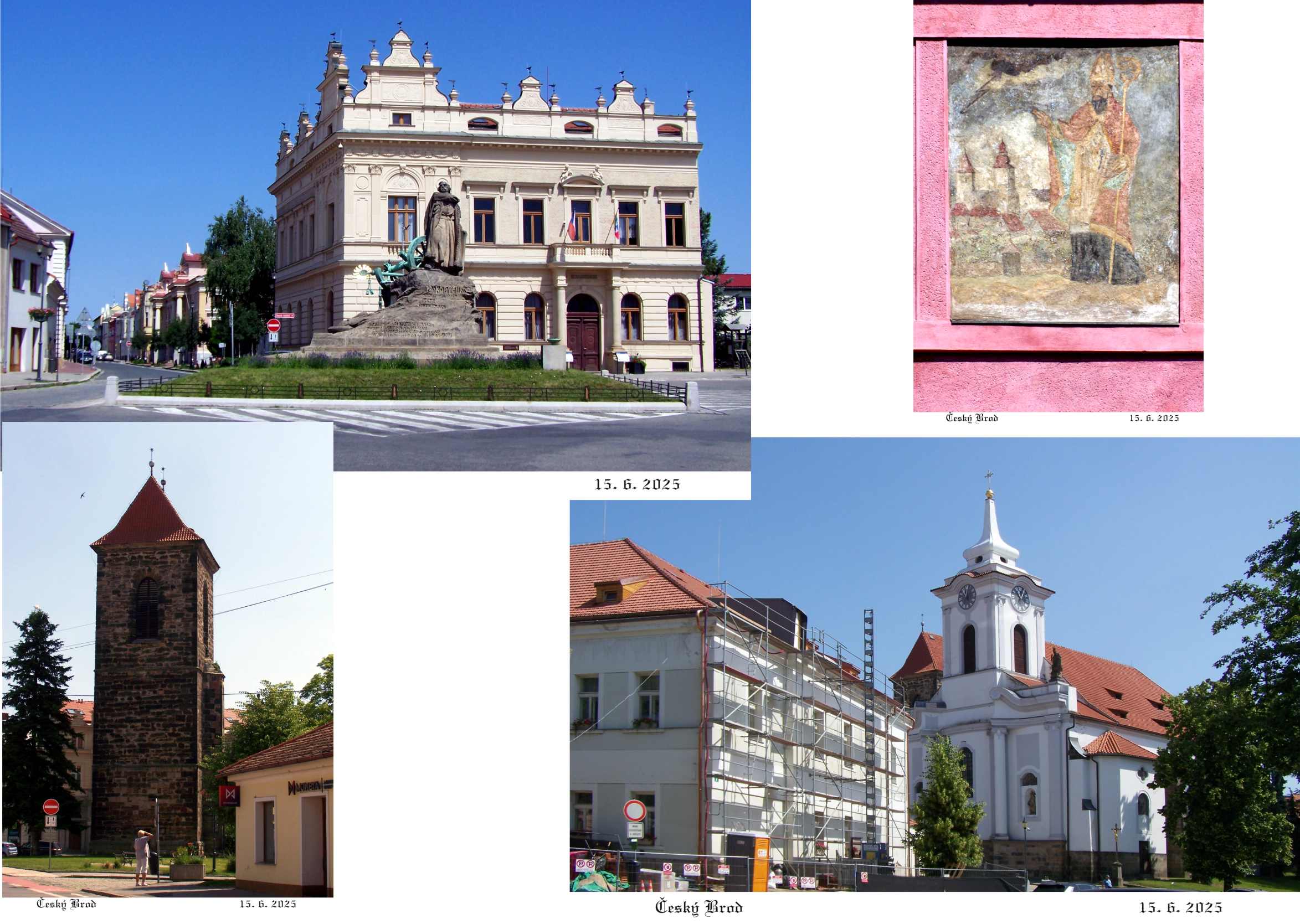 Procházka po českobrodském náměstí, a našli jsme Godharda.
