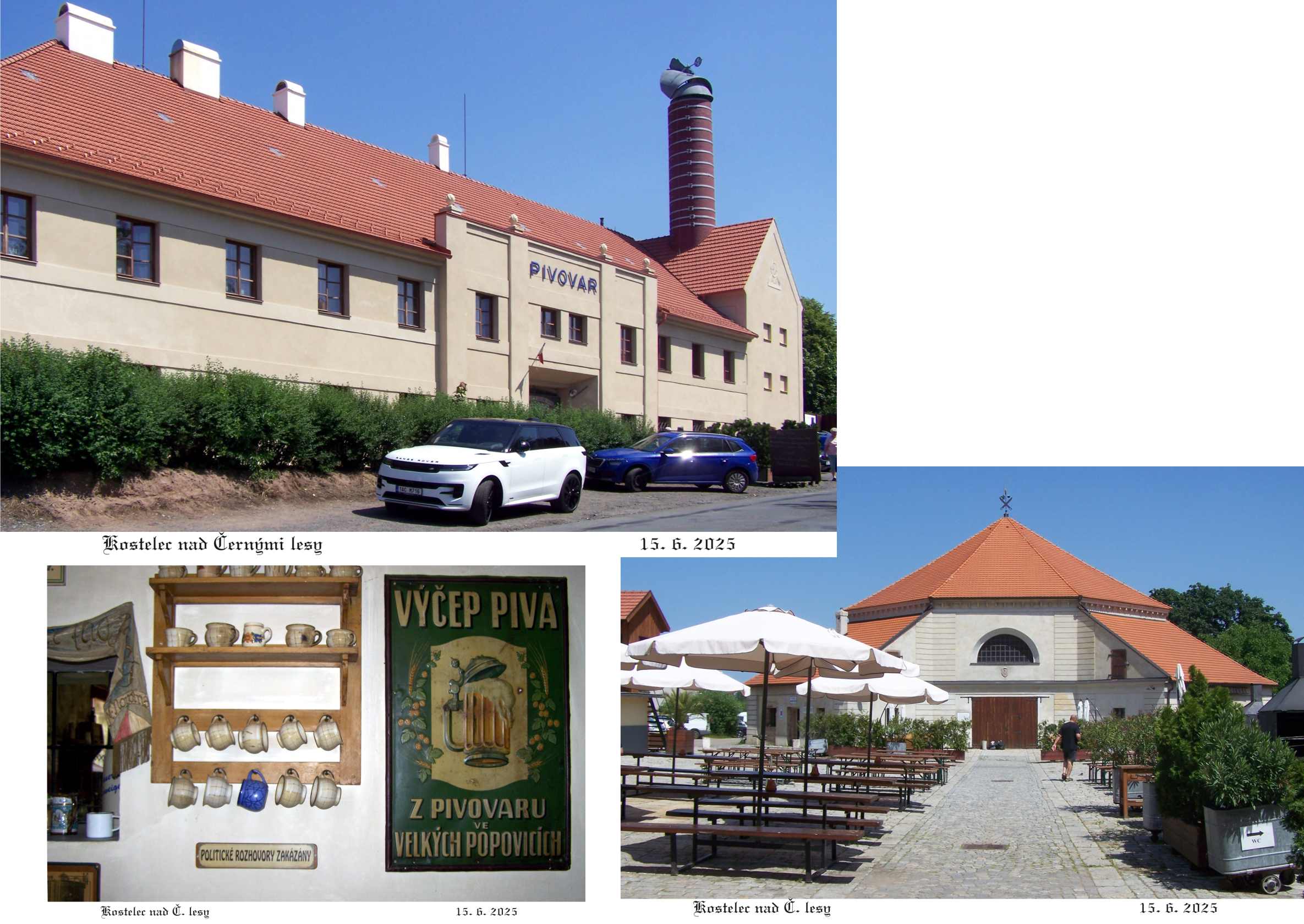 Krásně bohulibě obnovený černokostelecký pivovar.