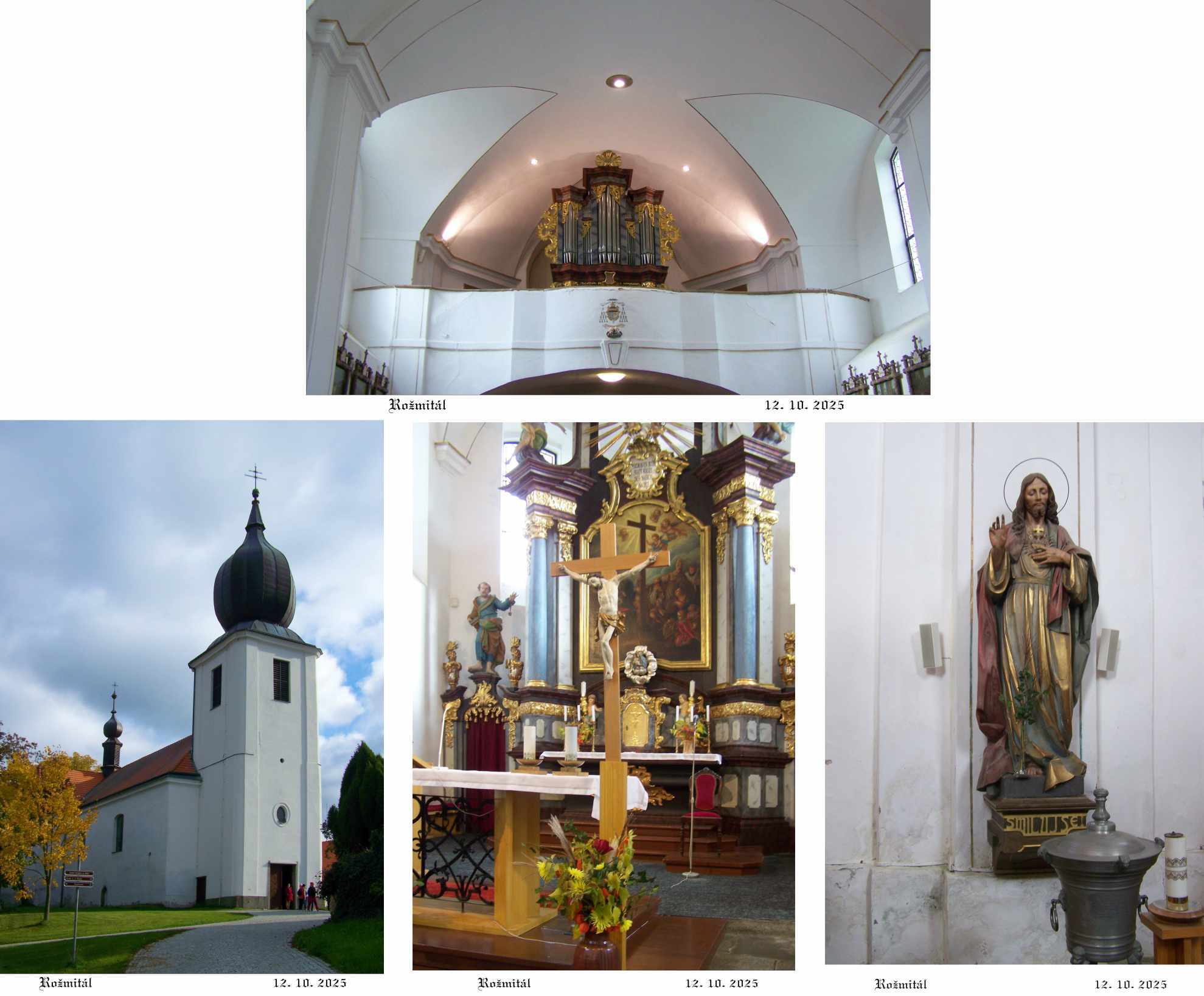 Starorožmitálský Rybův kostel Povýšení Svatého Kříže.