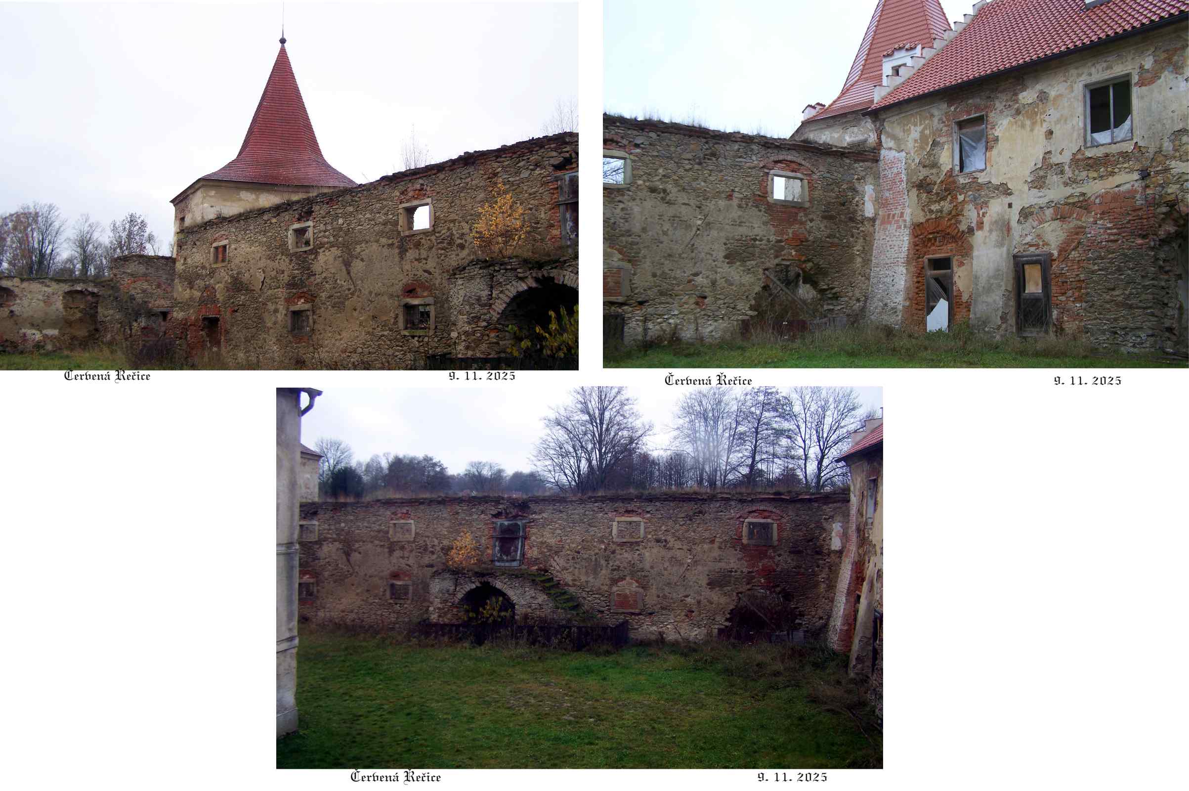 Zadní část areálu ještě čeká na svoje obnovení.