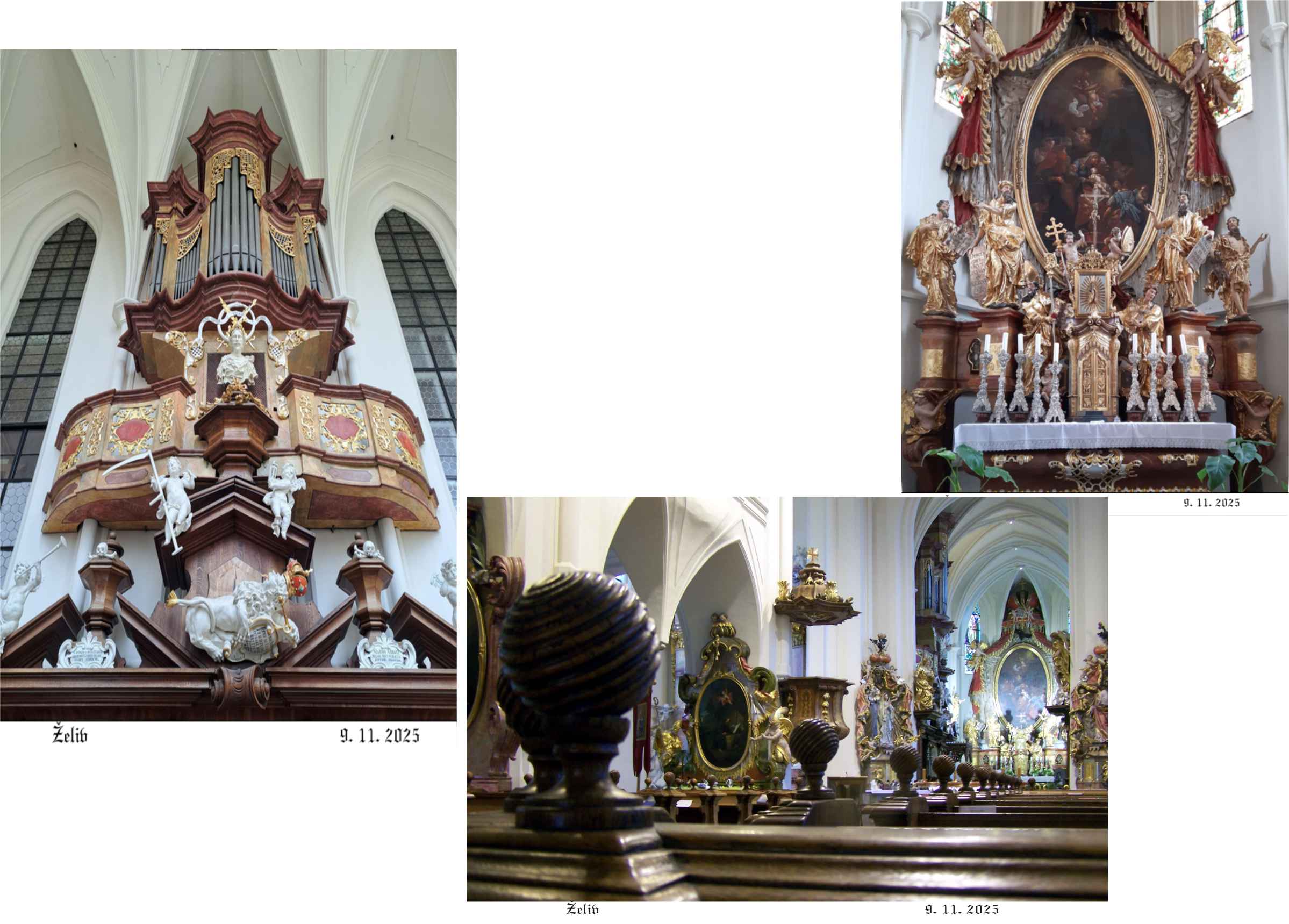 Řezbářské práce jsou vesměs umělecké.