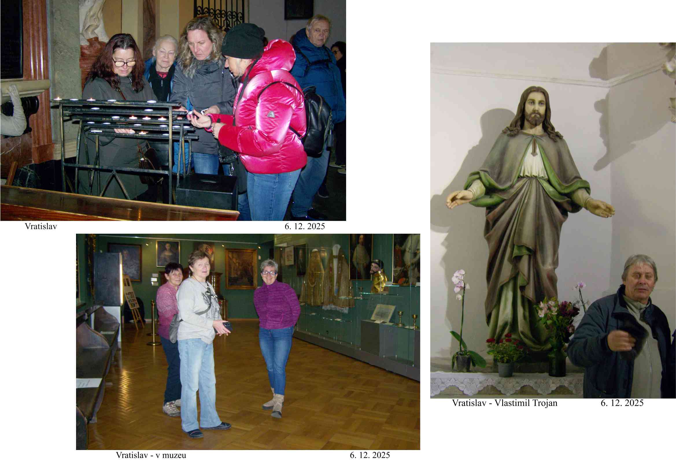 Momentky z kostelů a muzea.