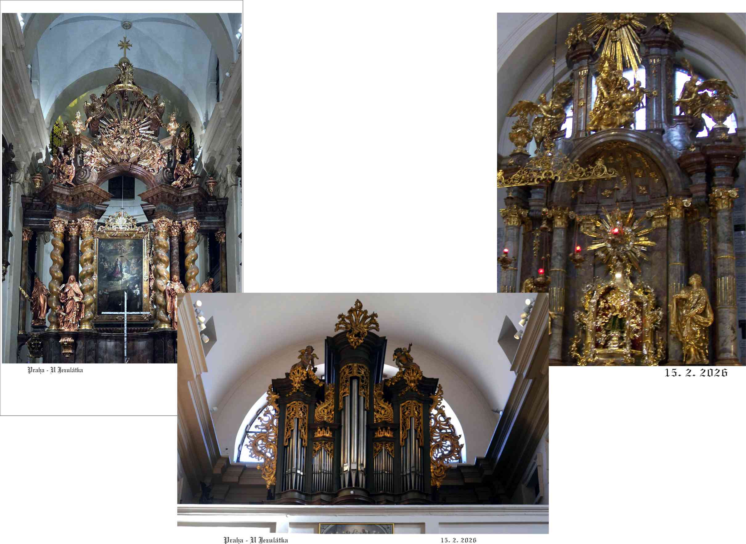 Kostel Panny Marie Vítězné, interiér.