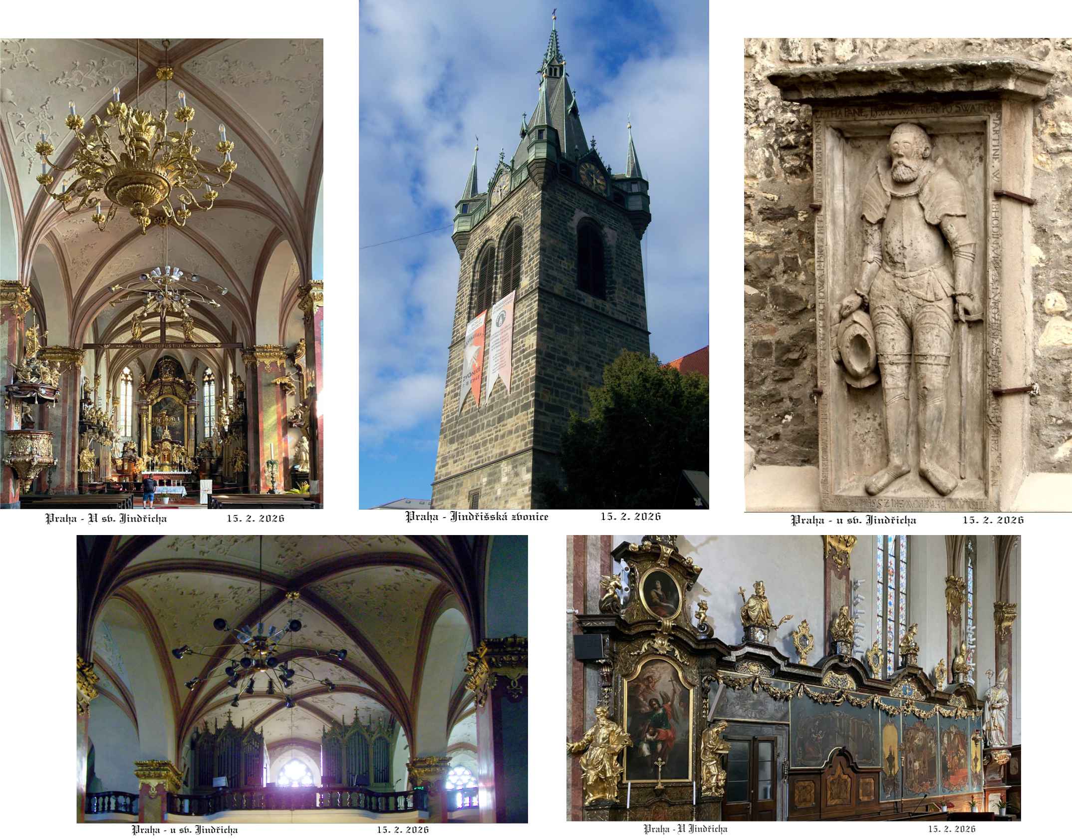 U svatého Jindřicha, krása pozdní gotiky.