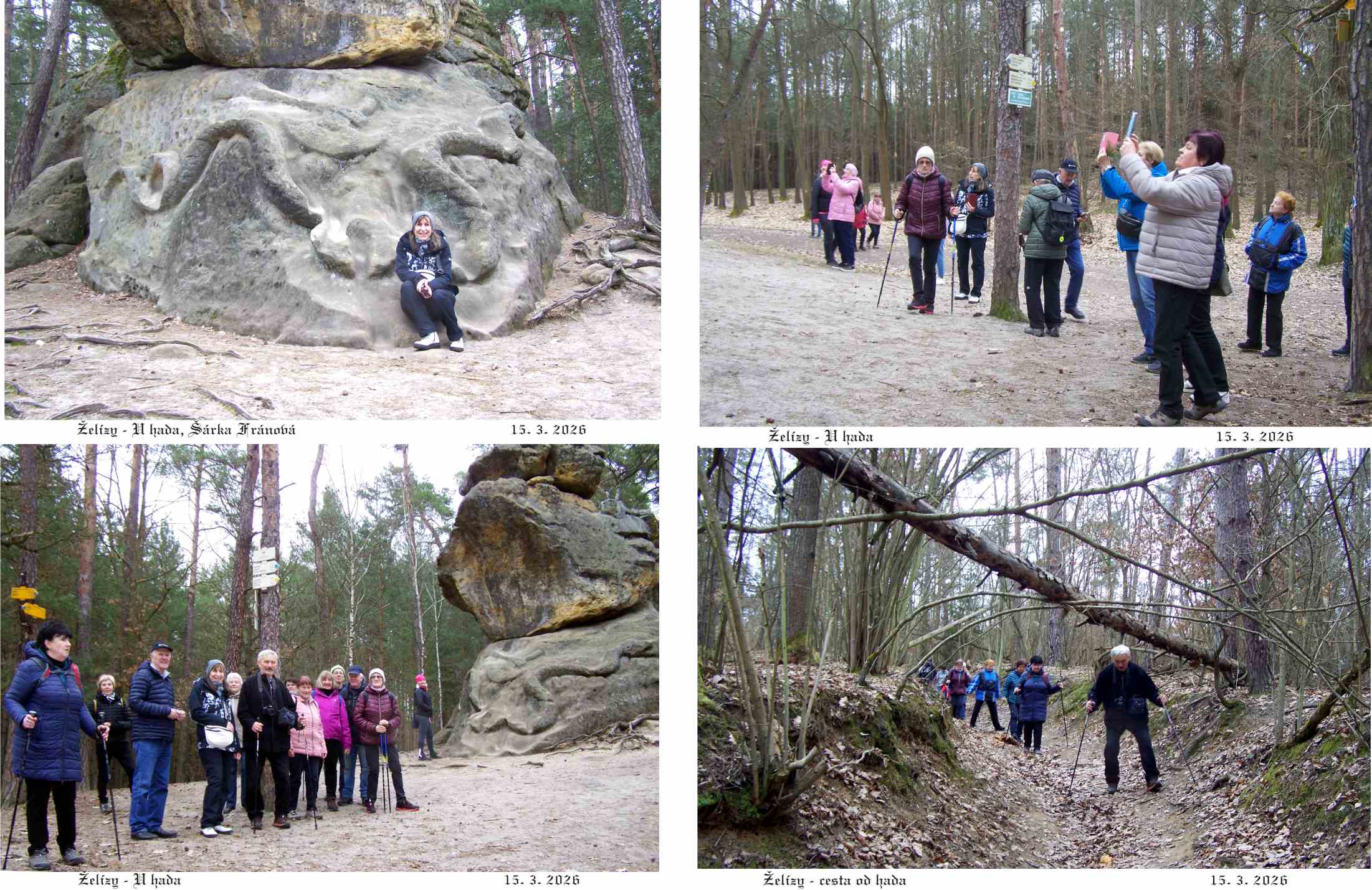 U hada a cesta zpátky do Želíz.