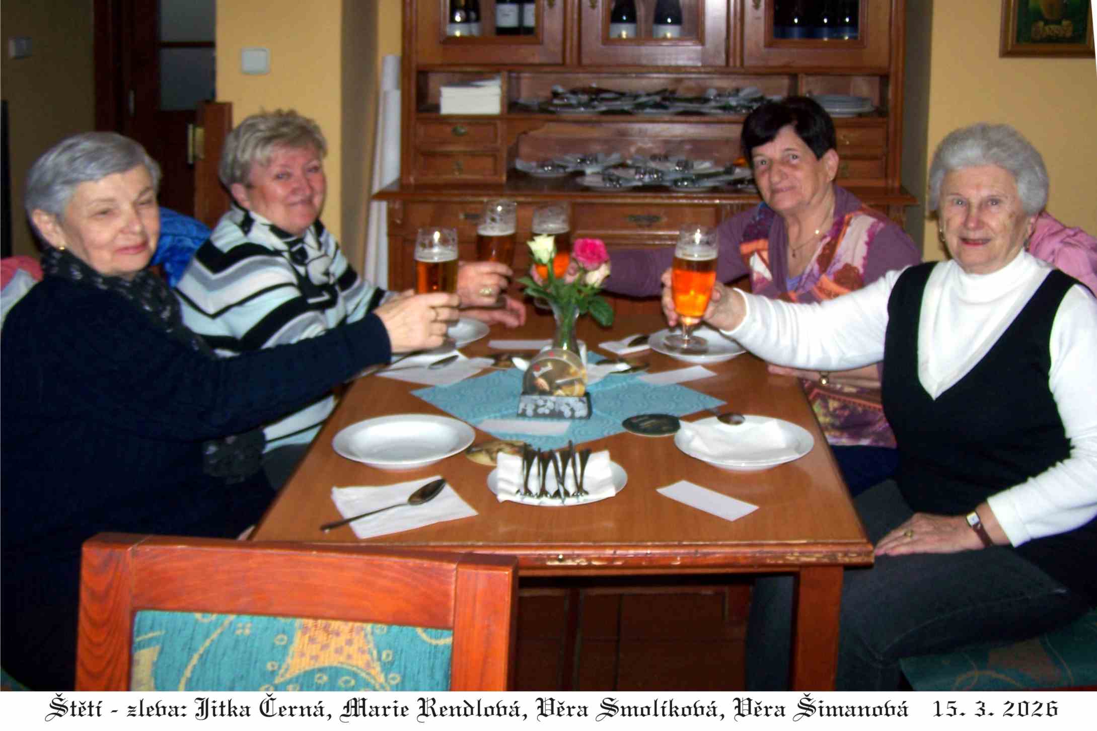 Na obědě ve Štětí.