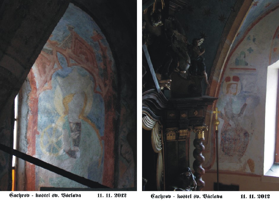 fresky v kostele
